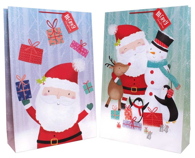 TALLON CUTE SANTA SUPER JUMBO CHRISTMAS GIFT BAG. TAXB0072SJ \\\KD29386