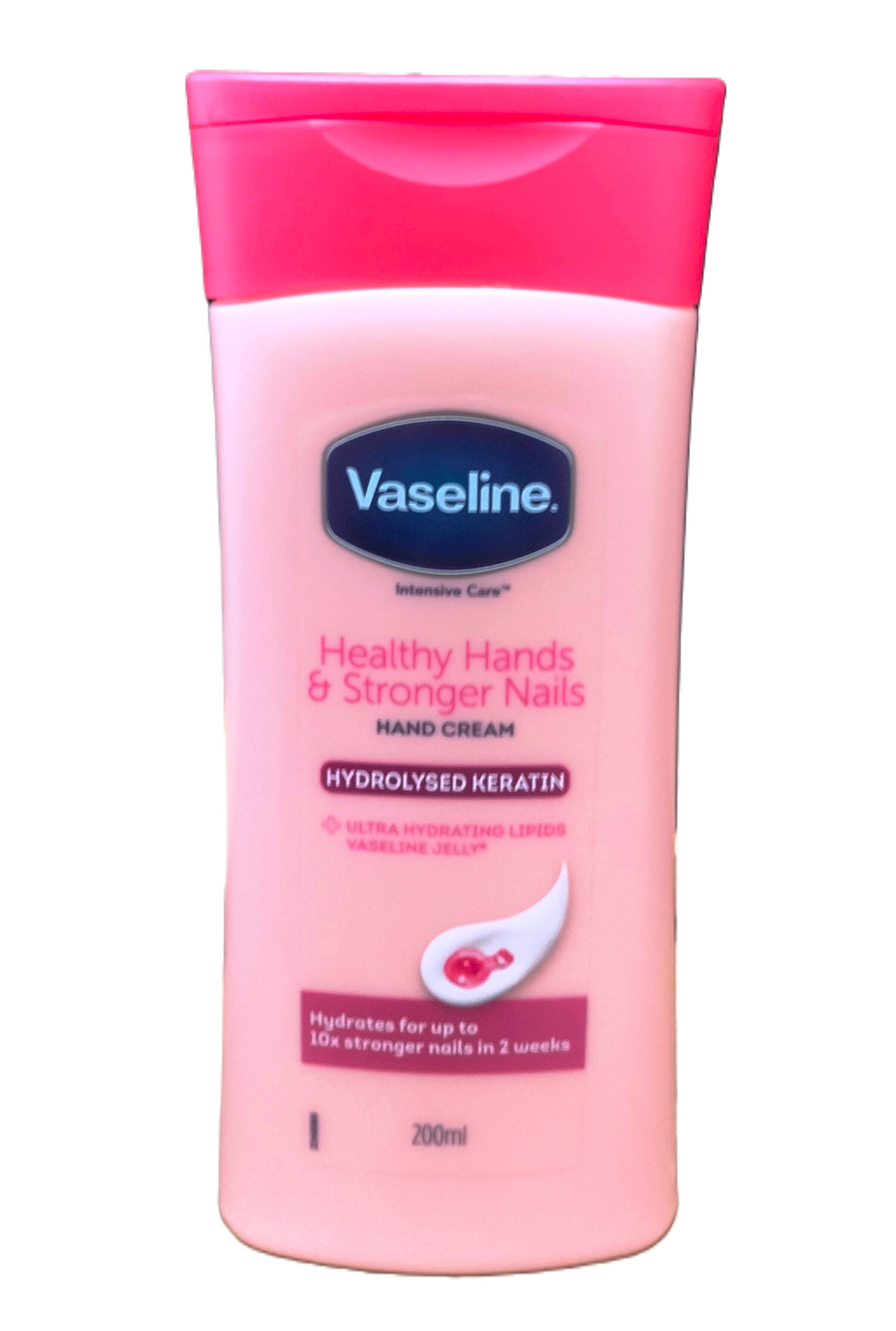 VASELINE INTENSIVE CARE HAND CREAM HEALTHY HANDS STRONGER NAILS 200ML. 485548 \\\KD29391