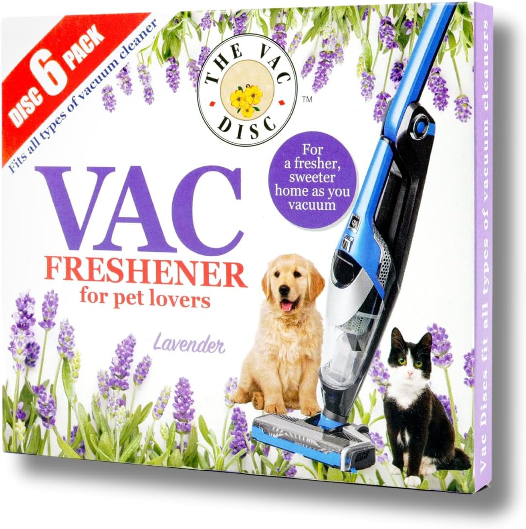 EXTRA STRENGTH LAVENDER PET VAC FRESHNER 6 DISC. VAC1 \\\KD29425