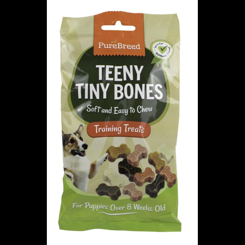 PUREBREED TEENY TINY BONES DOG TRAINING TREATS 200GM. OL319925 \\\KD29453