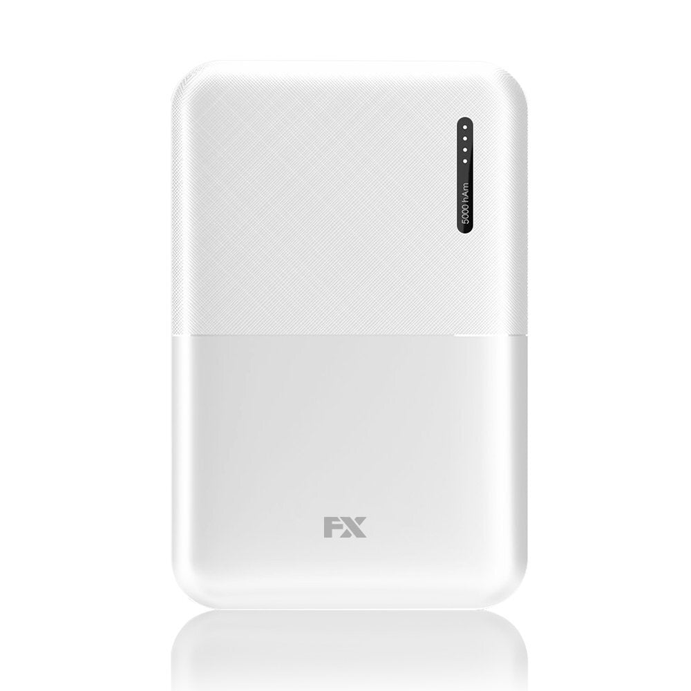 FX WHITE 5000MAH POWER BANK. FXPB5CWH \\\KD29458