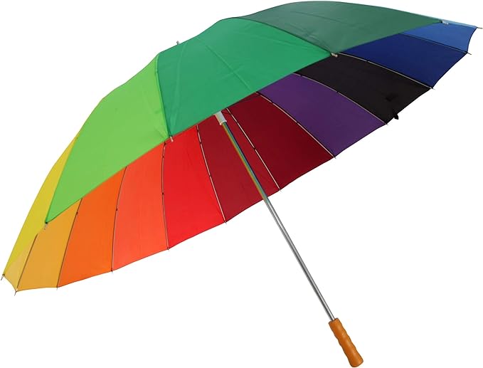 DRIZZIES RAINBOW GOLF UMBRELLA. UU0064 \\\KD29534