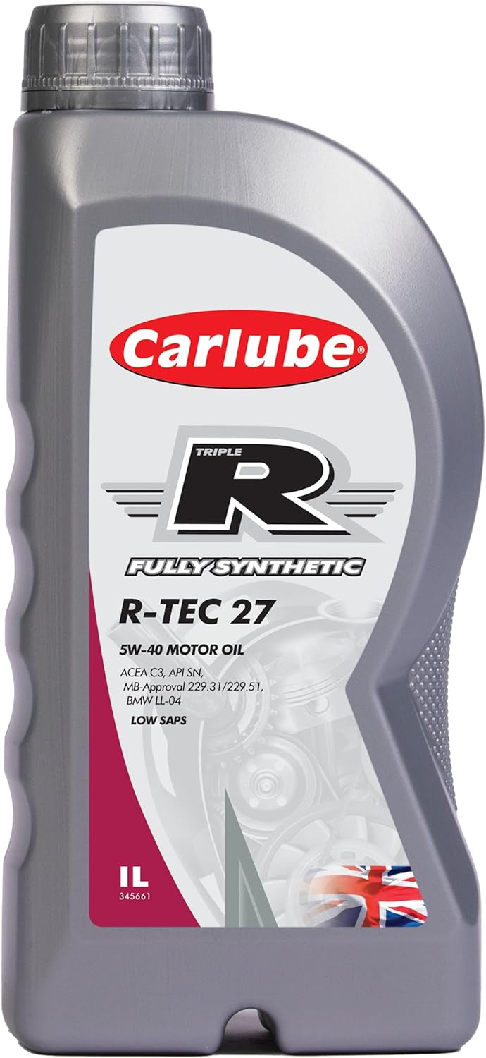 CARLUBE TRIPLE-R 5W40 R-TEC ENGINE OIL 1 LITRE. KBZ001 \\\KD29547