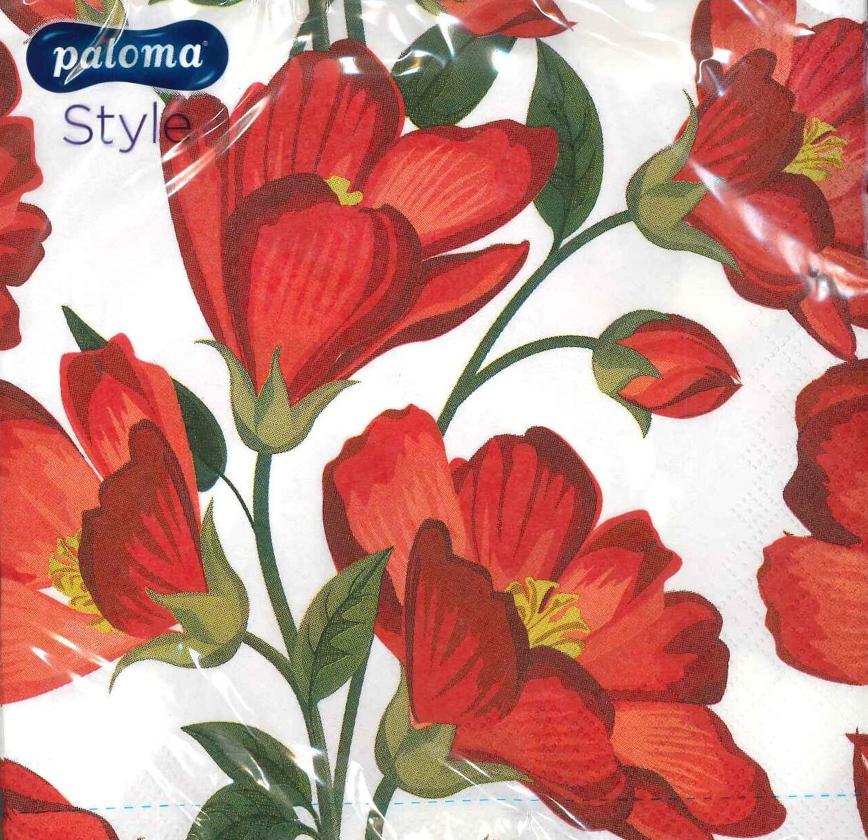 PALOMA 3 PLY SERVIETTES / NAPKINS 33CM X 33CM 20/PK - IRIS. NP33IR \\\KD29559