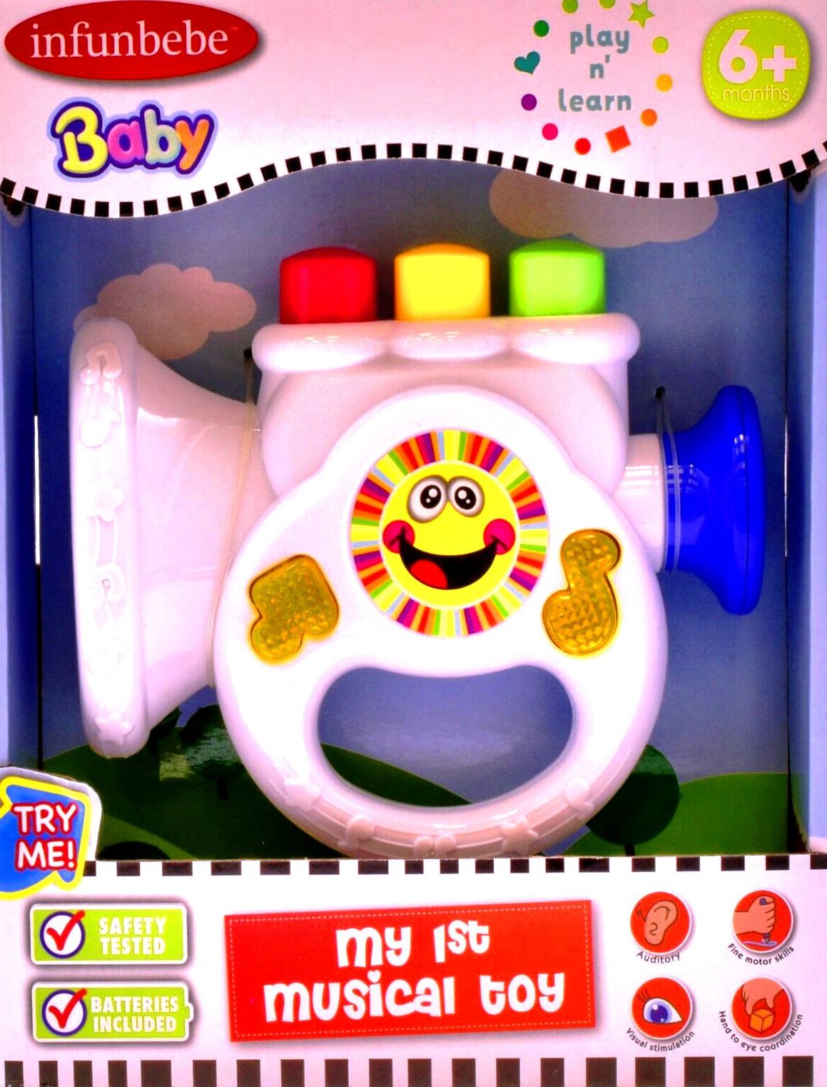 INFUNBEBE BABY MY 1ST MUSICAL TRUMPET. TY7683 \\\KD29584