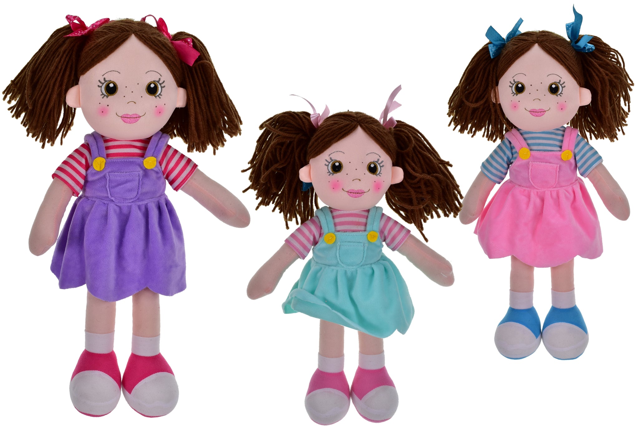 45CM ASSORTED RAG DOLLS. TY5661 \\\KD29594