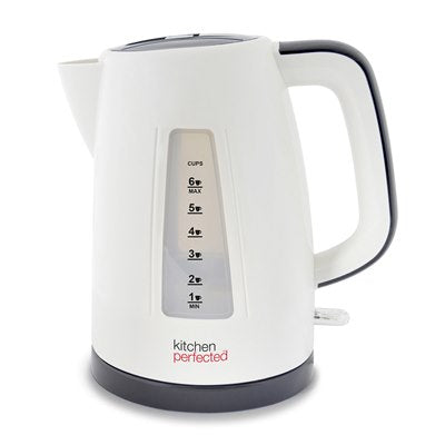 KITCHEN PERFECTED ECO-FRIENDLY FAST BOIL CORDLESS KETTLE CREAM 1.5LTR. E1526WI \\\KD29598