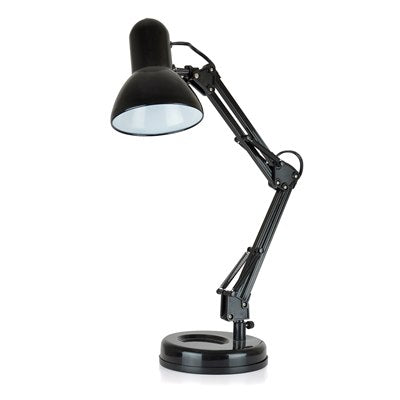 HOMELIFE SWING POISE FLEXI DESK LAMP - ONYX BLACK. L945BK \\\KD29600