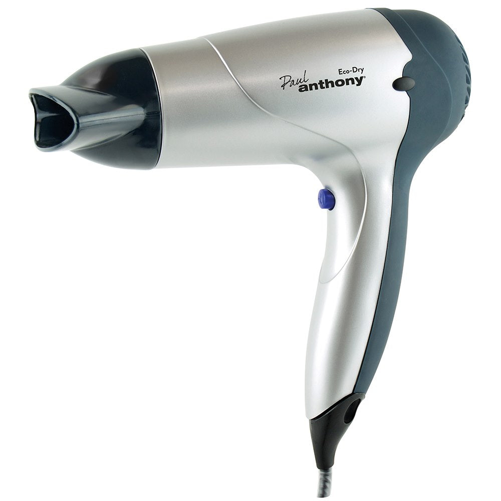 PAUL ANTHONY ECO-DRY 1600W HAIR DRYER - SILVER. H1316 \\\KD29604