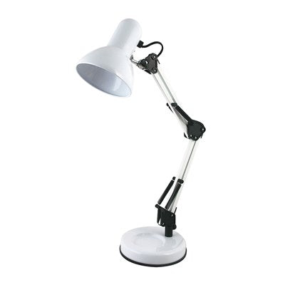 HOMELIFE SWING POISE FLEXI DESK LAMP - DIAMOND WHITE. L945WH \\\KD29606