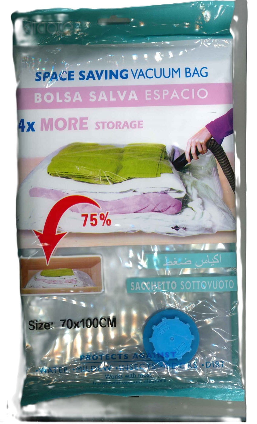 SPACE SAVING LARGE SCENTED VACUUM STORAGE BAG 70 X 100CM. AJ017 \\\KD29652