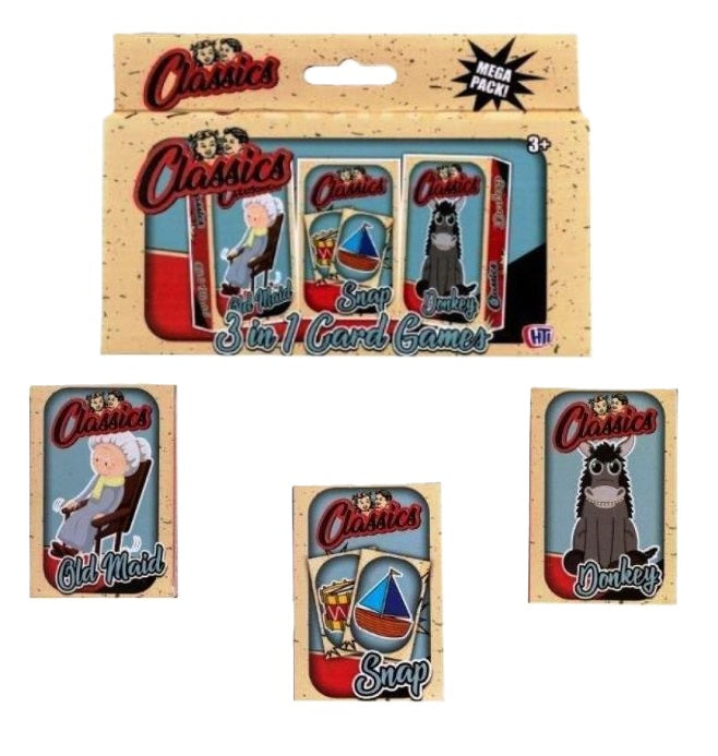 CLASSIC 3 IN 1 CARD GAMES. 1375861 \\\KD29658