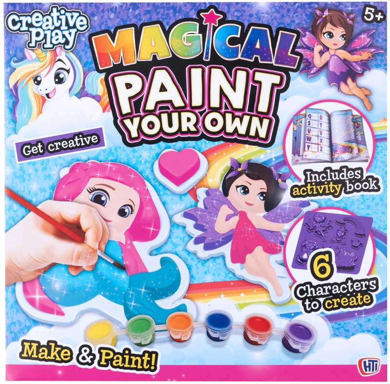 CREATIVE PLAY MAGICAL PAINT CREATE YOUR OWN UNICORN. 1376534 \\\KD29682