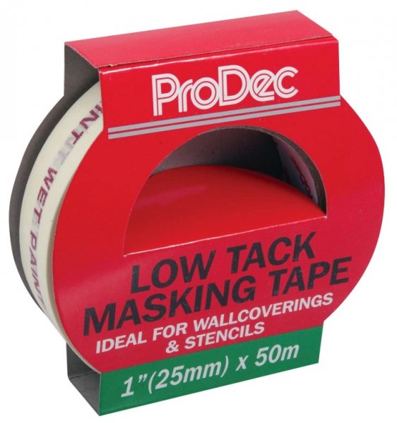 PRODEC LOW TACK MASKING TAPE 25X50MM. PLTT25 \\\KD29709