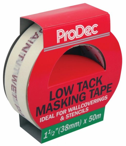 PRODEC LOW TACK MASKING TAPE 38X50MM. PLTT38 \\\KD29710