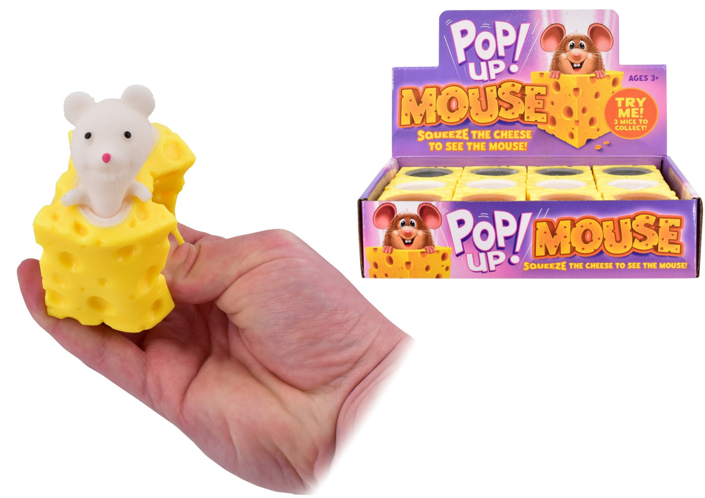 ASSORTED MOUSE IN THE CHEESE TOY. TY375 \\\KD29718