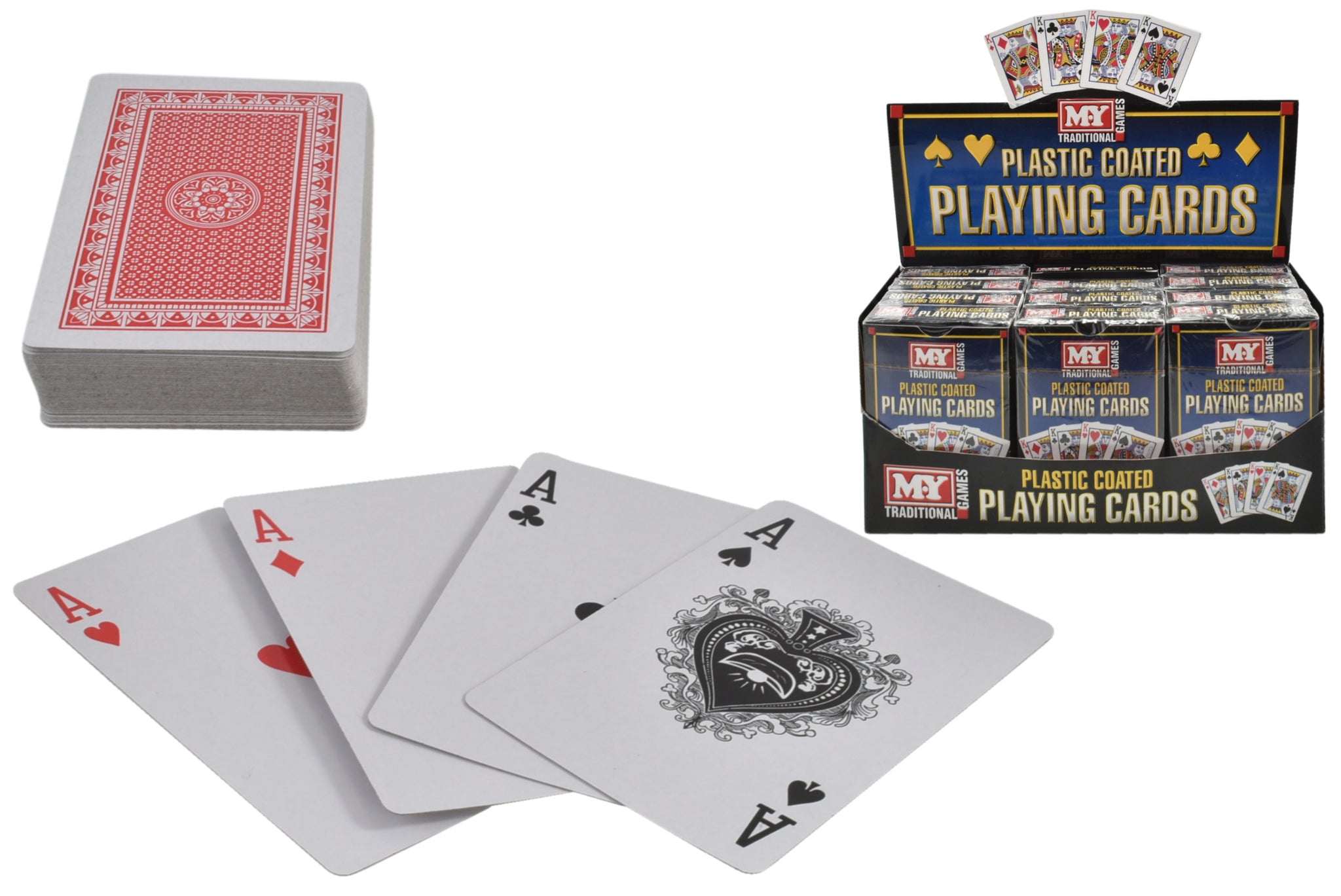 M.Y. PREMIUM PLASTIC COATED PLAYING CARDS. TY2375 \\\KD29729
