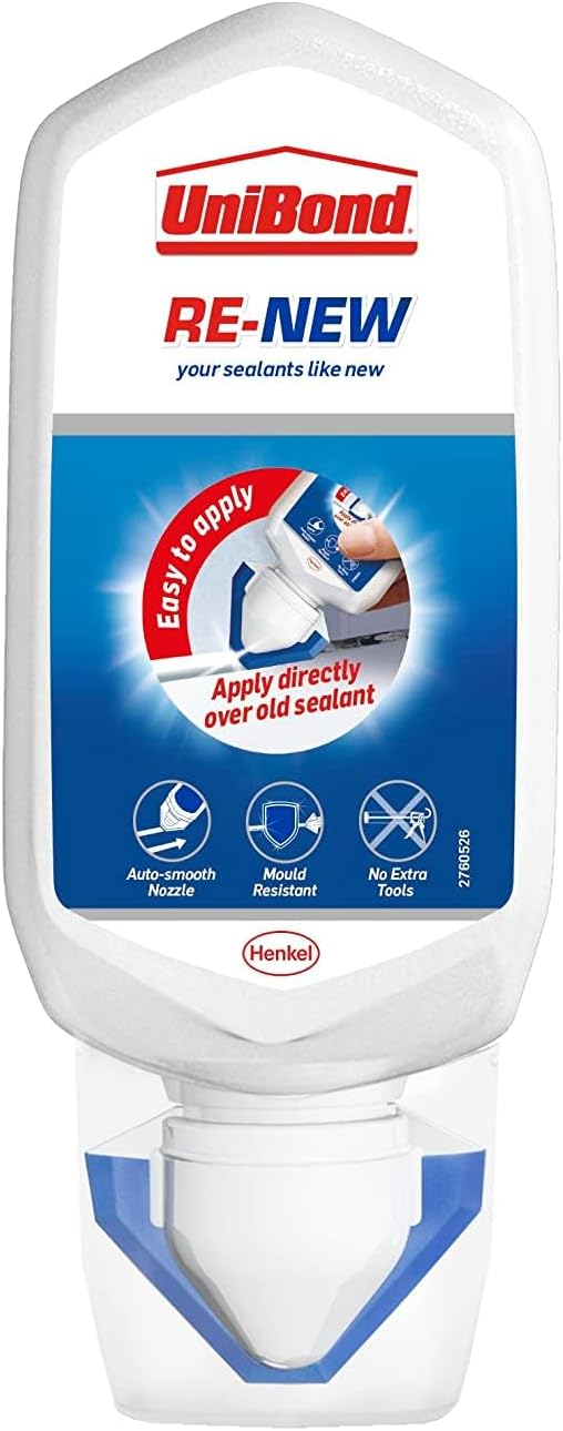 UNIBOND RE-NEW SILICONE SEALANT WHITE 80ML. 2760633 \\\KD29740