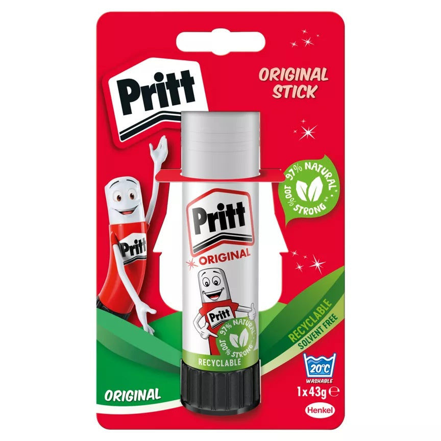 PRITT STICK GLUE LARGE BLISTER PACK 43G. 1456075 \\\KD29750