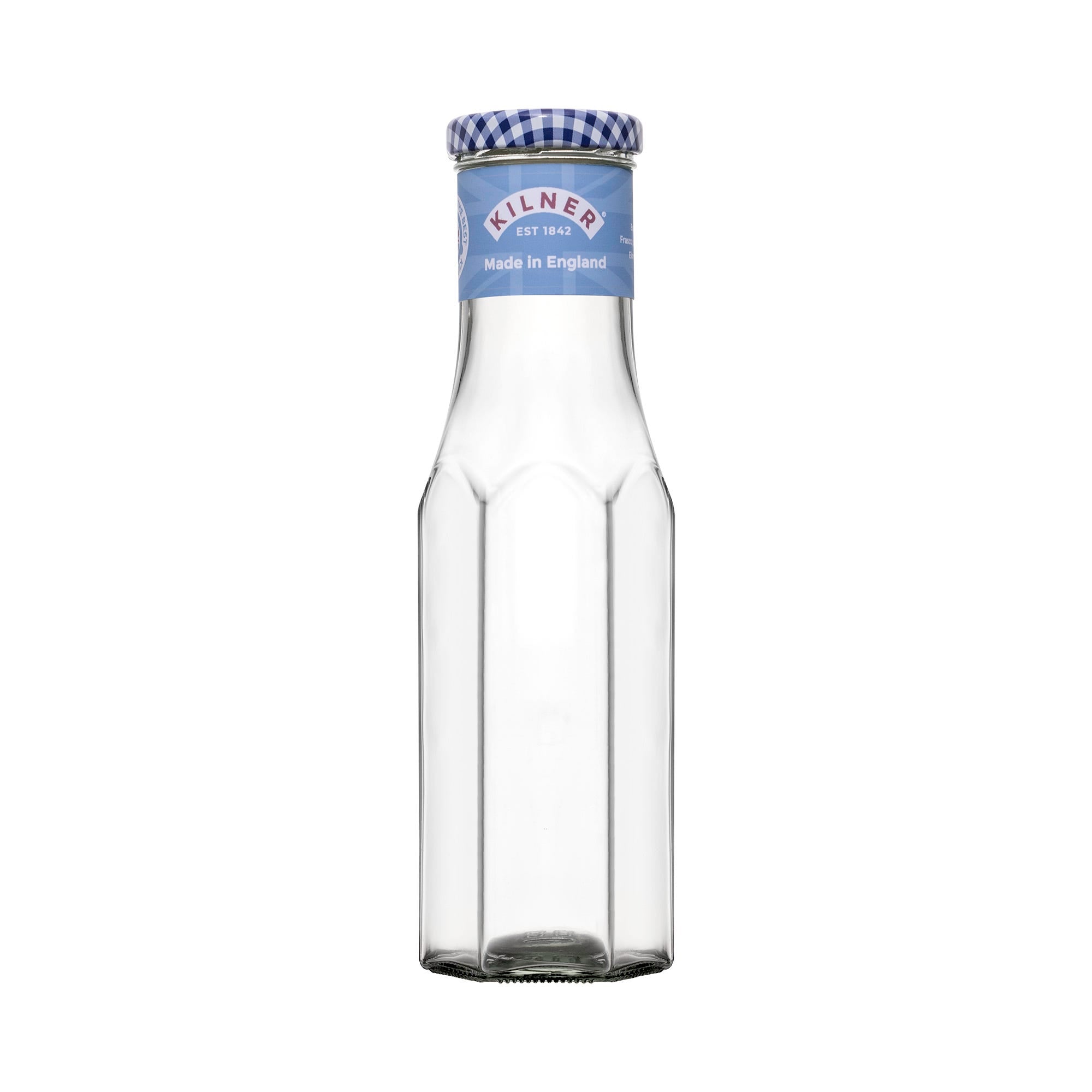 KILNER HEXAGONAL TWIST TOP GLASS BOTTLE 250ML. 0025.577 \\\KD29839