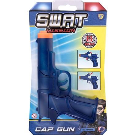SWAT MISSION 8 SHOT CAP REVOLVER/GUN. 1374814 \\\KD29848