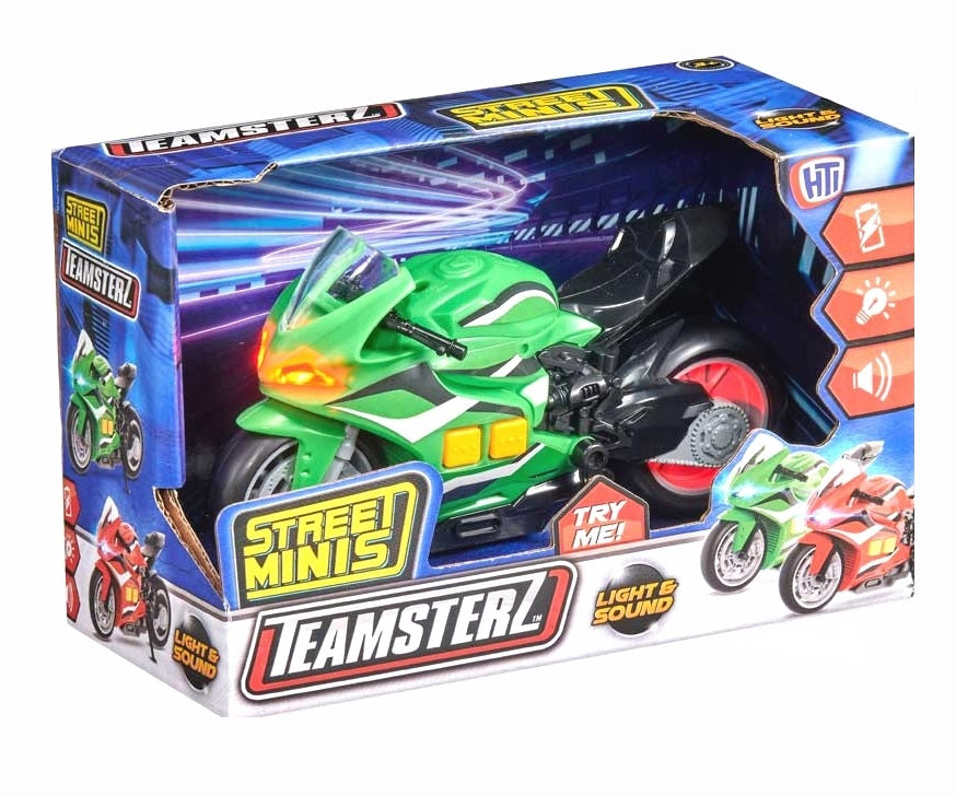 TEAMSTERZ STREET MINIS BIKE WITH LIGHT & SAUND. 1417572.EX \\\KD29853