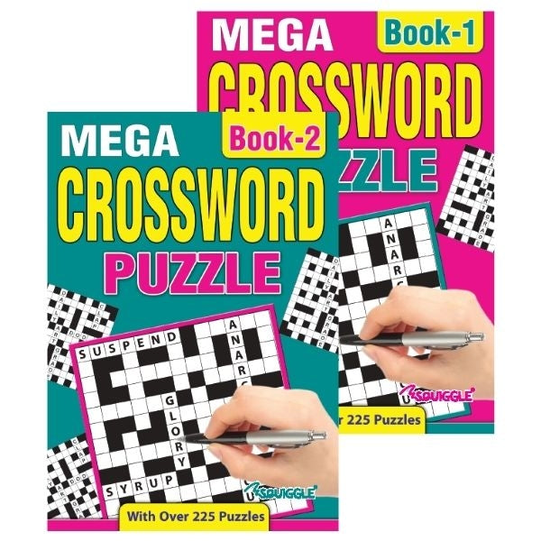 A5 MEGA CROSSWORD BOOK WITH OVER 160 PUZZLES. P2593 \\\KD29971