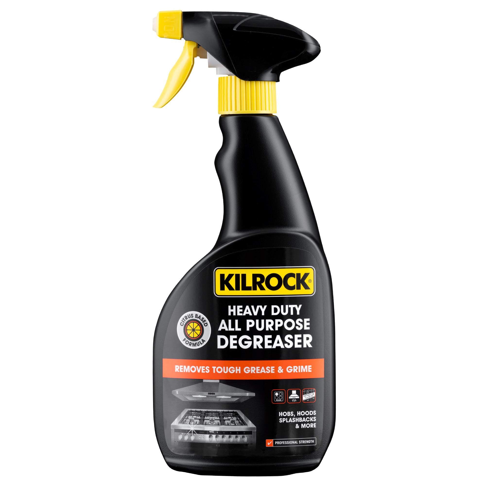 KILROCK HEAVY DUTY ALL PURPOSE DEGREASER SPRAY 500ML. DEGREASER500 \\\KD29972