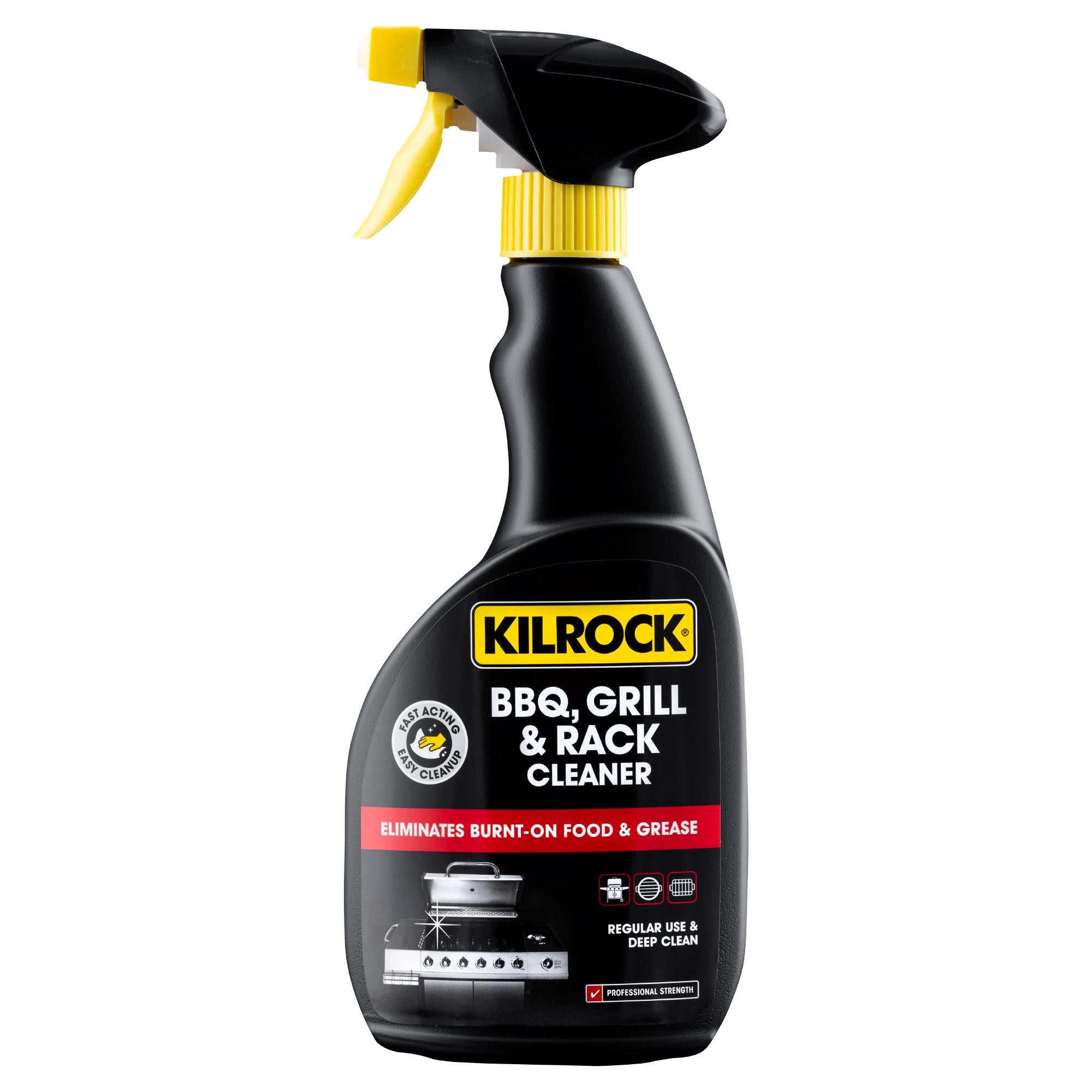 KILROCK BBQ  & GRILL AND RACK CLEANER SPRAY 500ML. BBQ500 \\\KD29974