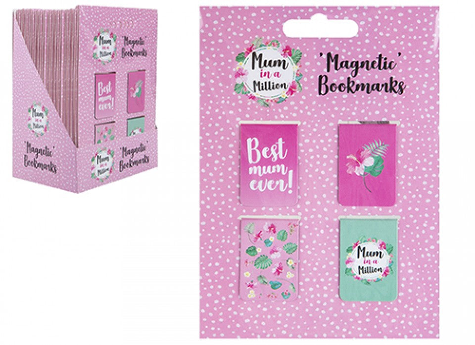 MUM IN A MILLION MAGNETIC BOOKMARKS 4/PK. PI734082 \\\KD29995