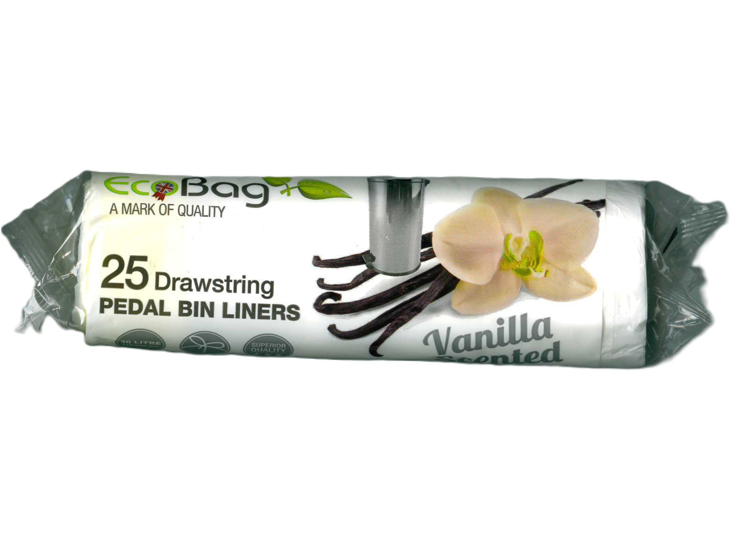 ECO BAG 25 SCENTED DRAWSTRING SWING BIN LINERS 30LTR. EC34 \\\KD30026