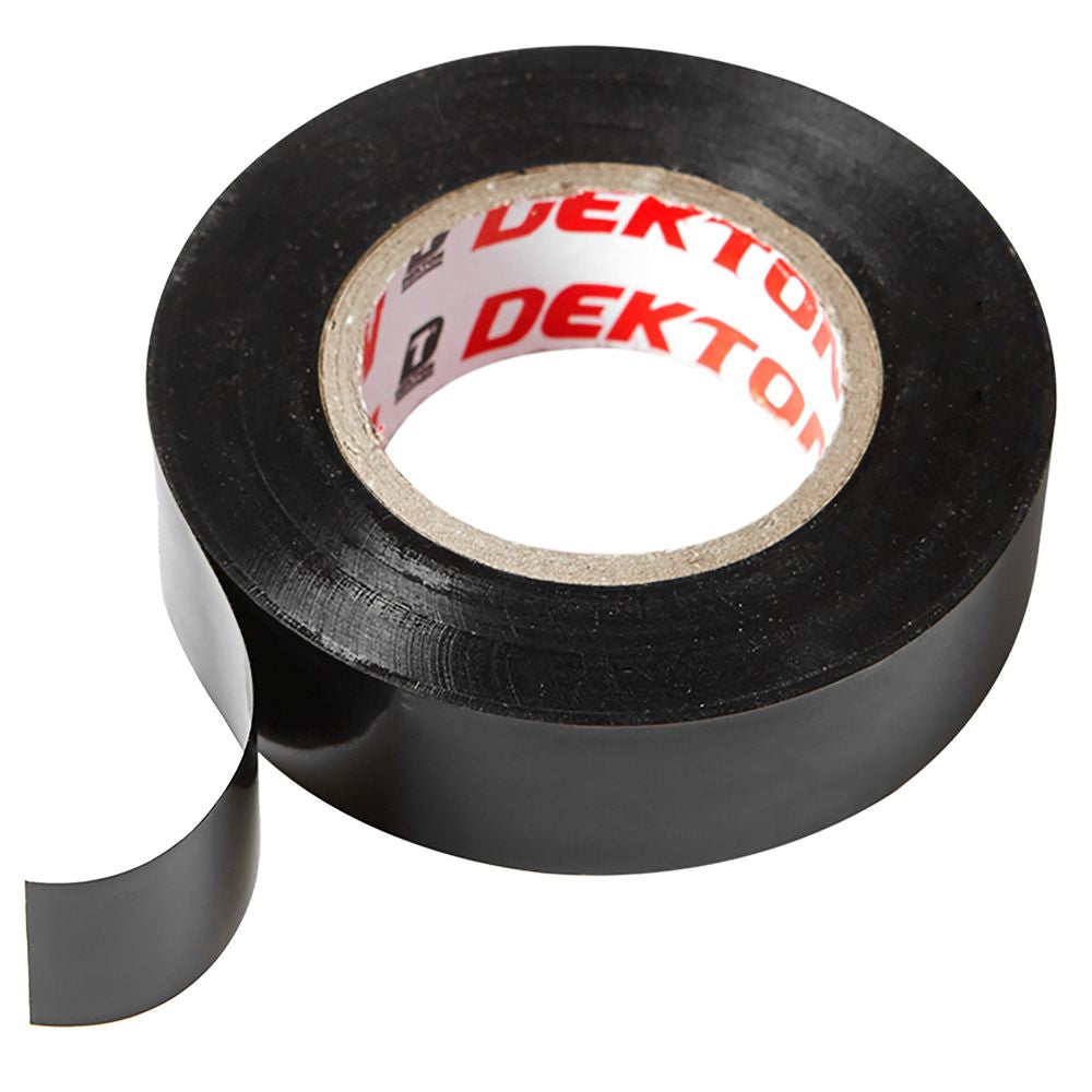 DEKTON BLACK PVC ELECTRICAL INSULATION TAPE 19MM X 20M. DT90857 \\\KD30075