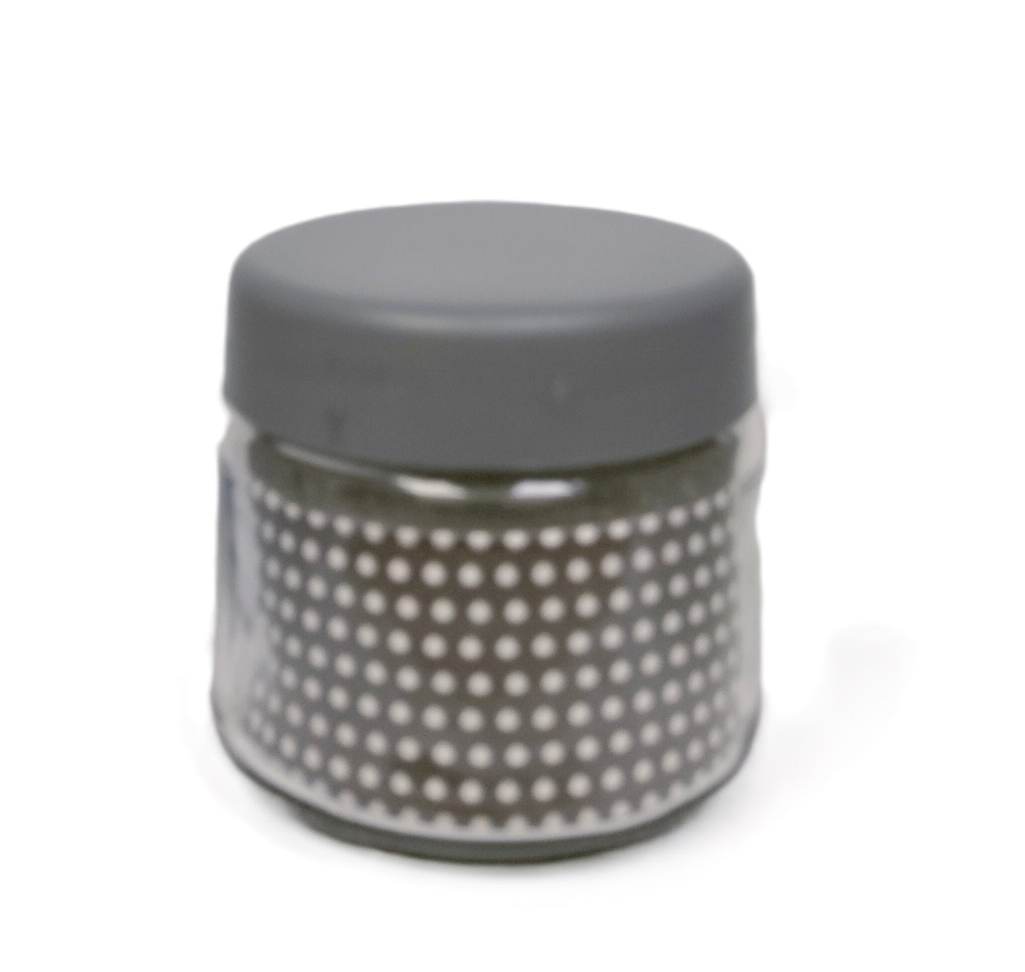SARINA ASSORTED COLOUR GLASS JAR WITH LID 300ML. S365 \\\KD30077