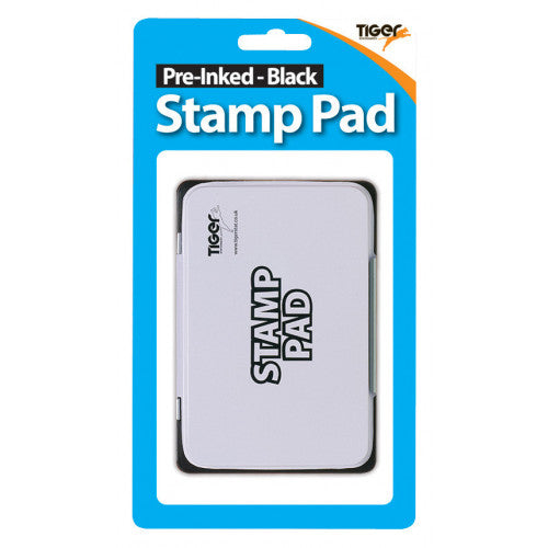 TIGER PRE-INKED BLACK STAMP PAD. T301733 \\\KD30082
