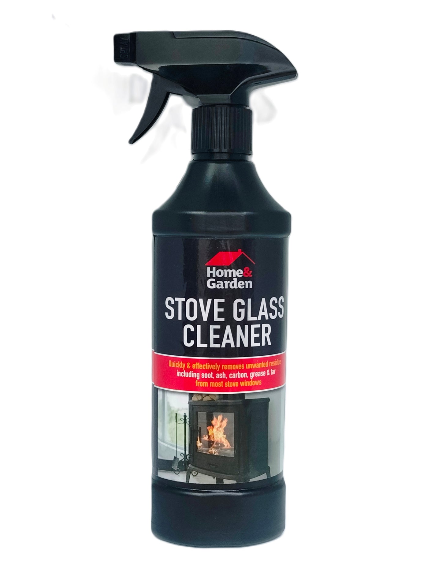 HOME & GARDEN STOVE GLASS CLEANER SPRAY 500ML. WDL1040 \\\KD30089