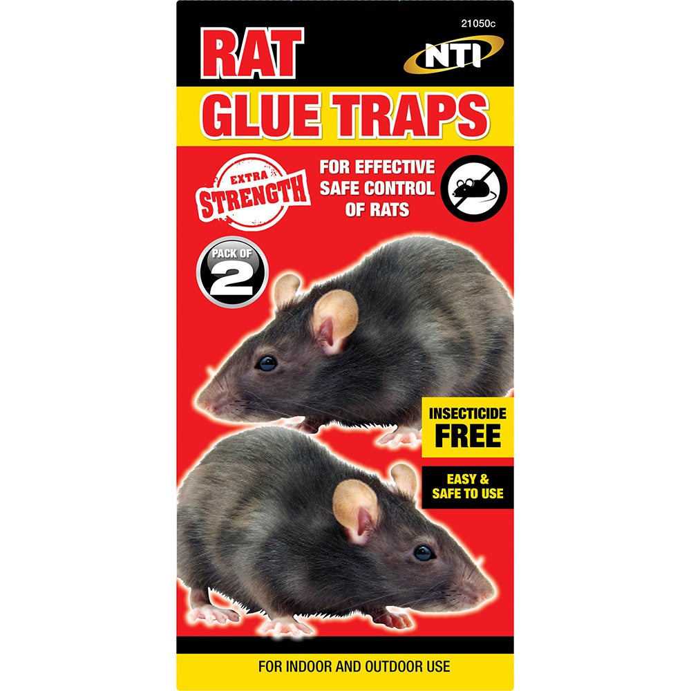NTI EXTRA STRENGTH RAT GLUE TRAPS 2/PK \\\KD30131