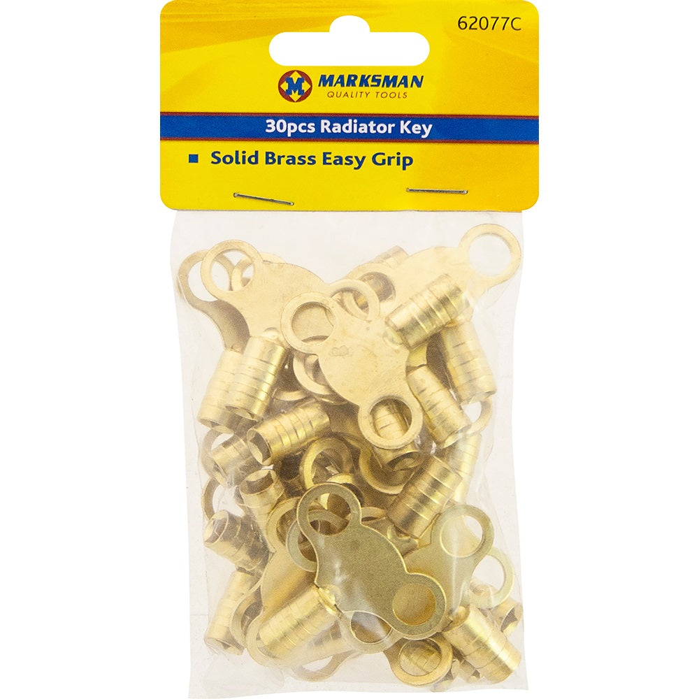 MARKSMAN BRASS RADIATOR KEY 30/PK. 62077C \\\KD30132