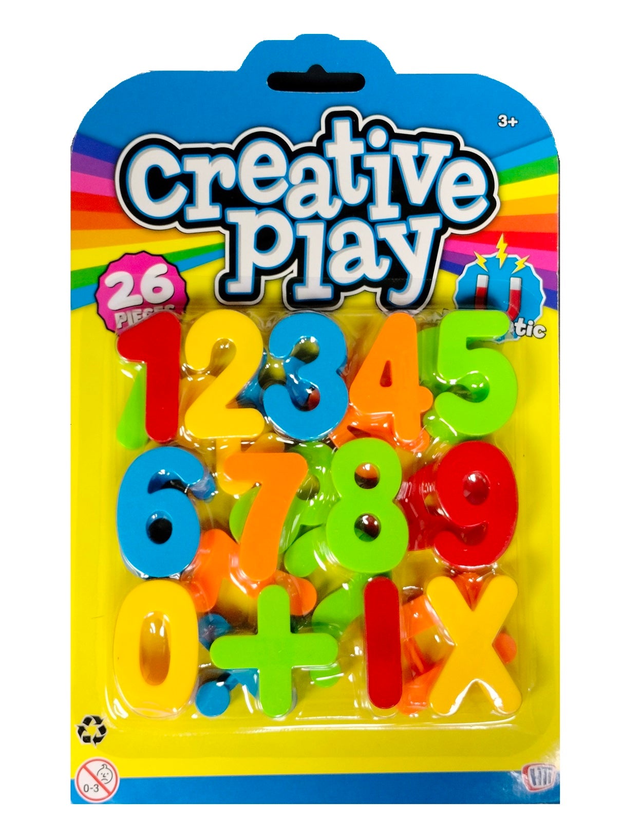 CREATIVE PLAY MAGNETIC LETTERS & NUMBERS 26/PK. 1373875 \\\KD30187