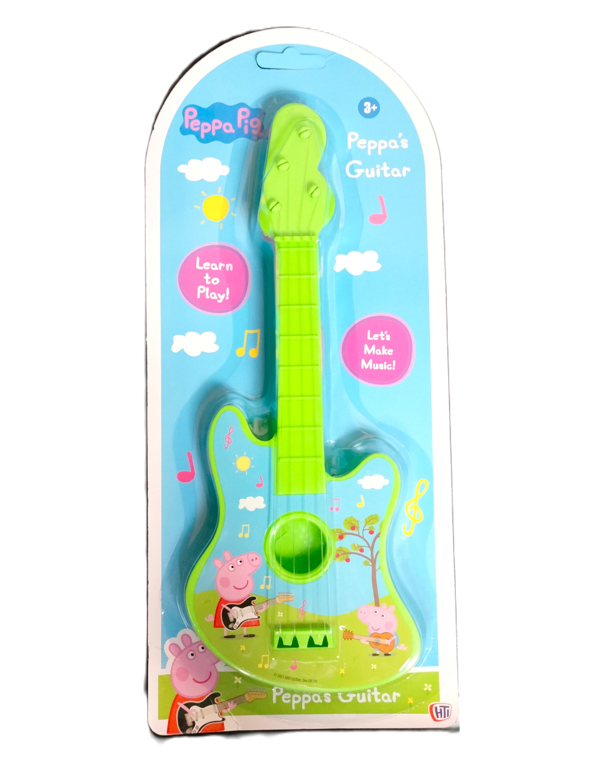 ASSORTED COLOUR PEPPA PIG CHILDRENS GUITAR. 1383202 \\\KD30198