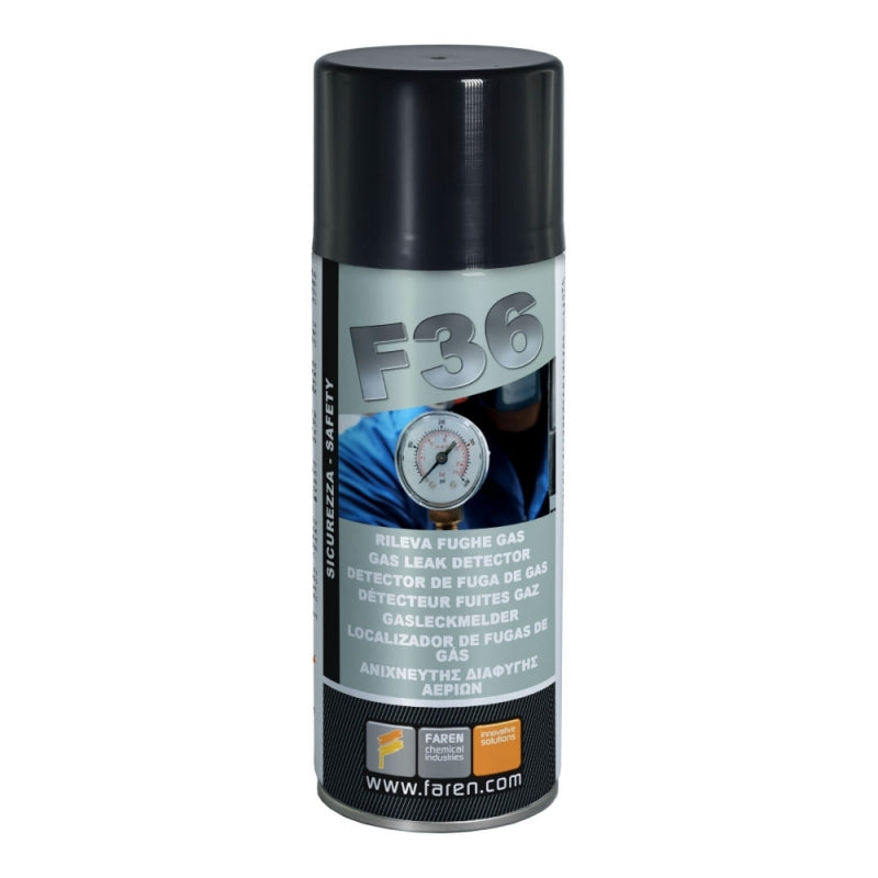 FAREN CHEMICAL GAS LEAK DETECTOR F36 FOAM SPRAY 400ML. 1AE400 \\\KD30235