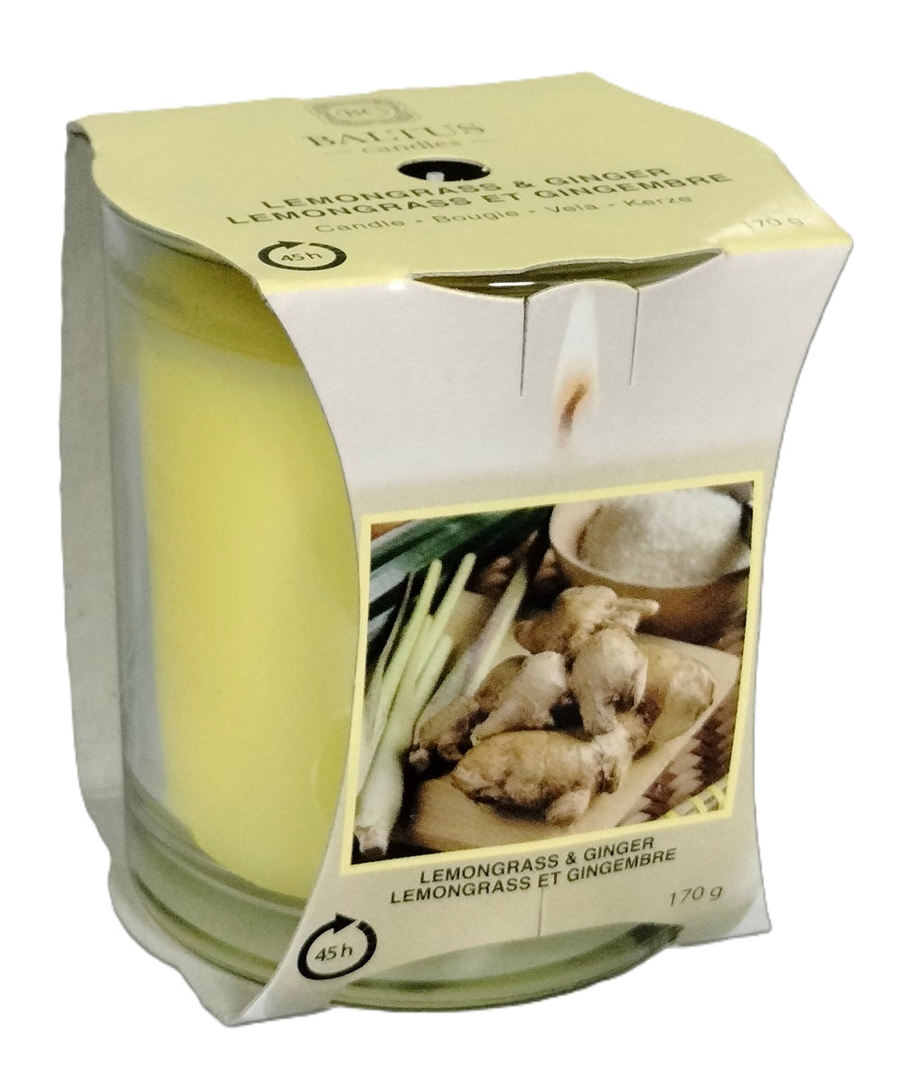 BALTUS LUXURY LEMONGRASS & GINGER CANDLE 170GM. 230147 \\\KD30268