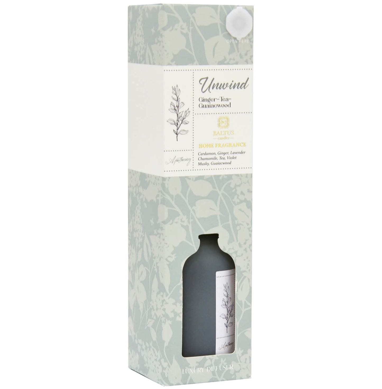URBAN APOTHECARY UNWIND GINGER TEA GUAIACWOOD  DIFFUSER 100ML. 532588 \\\KD30285