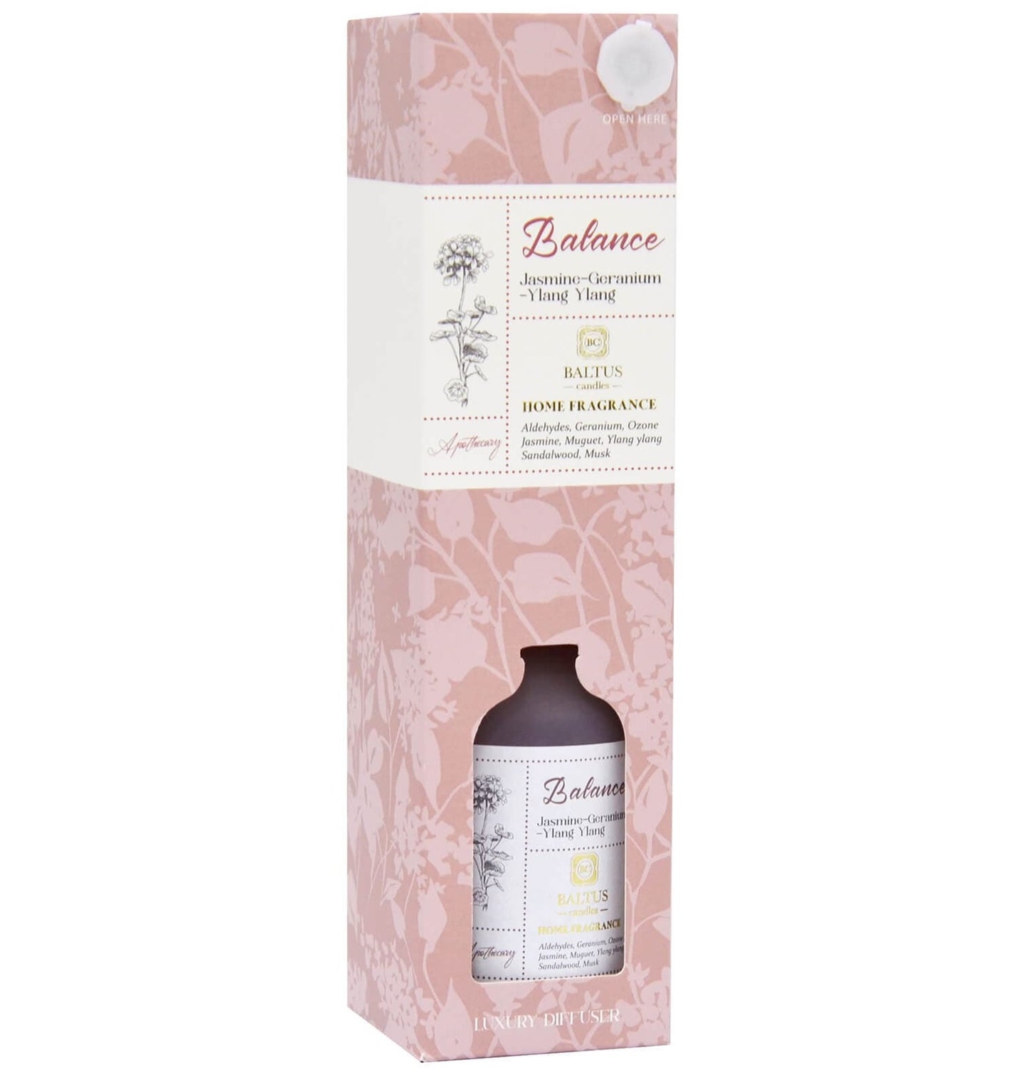 URBAN APOTHECARY BALANCE JASMINE GERANIUM YLANG YLANG DIFFUSER 100ML. 532601 \\\KD30286
