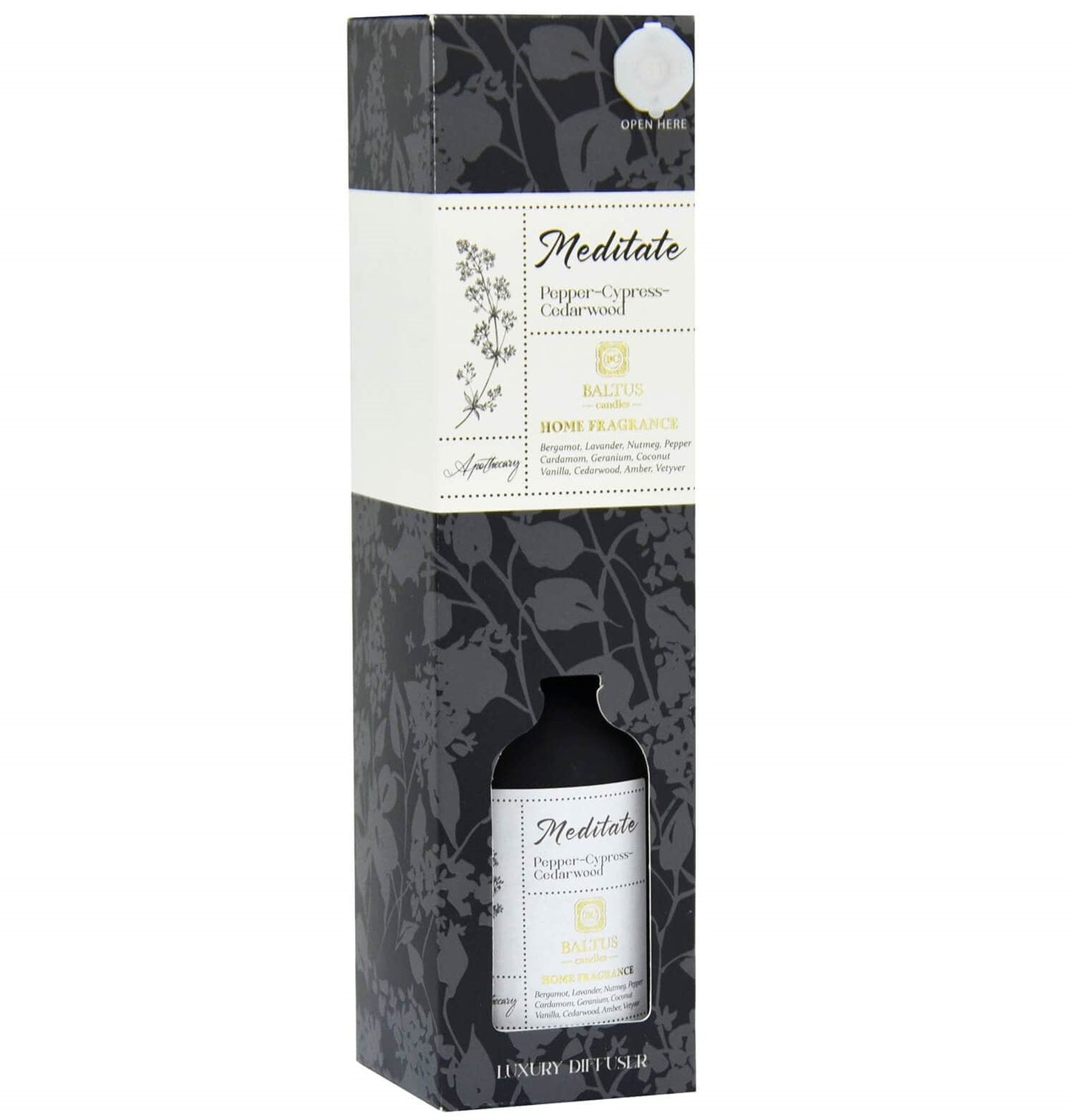 URBAN APOTHECARY MEDITATE PEPPER CYPRESS CEDARWOOD DIFFUSER 100ML. 532687 \\\KD30289