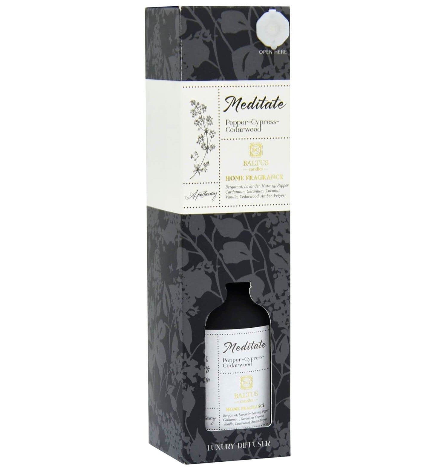 URBAN APOTHECARY MEDITATE PEPPER CYPRESS CEDARWOOD DIFFUSER 100ML. 532687 \\\KD30289