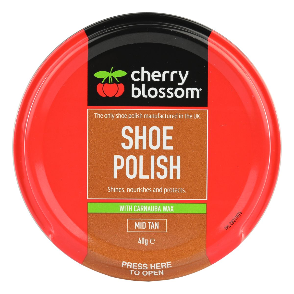 CHERRY BLOSSOM MID TAN SHOE POLISH 40G. CB211015 \\\KD30308