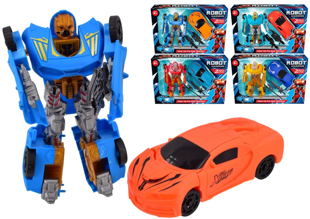 ASSORTED DESIGN 2PCS MEGA WARRIORS ROBOT SET. TY0770 \\\KD30396