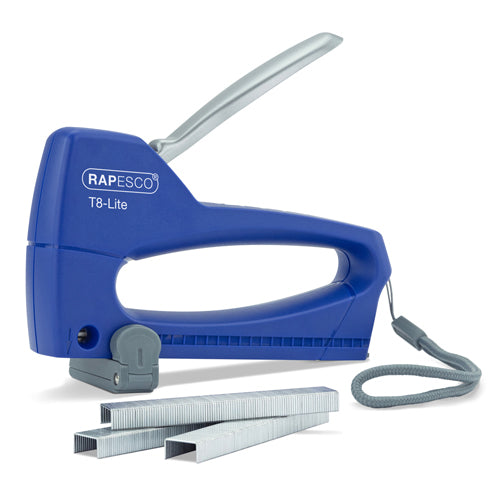 RAPESCO Z-DUO STAPLE TACKER WITH 300 STAPLES - BLUE. ROP0955 \\\KD30432