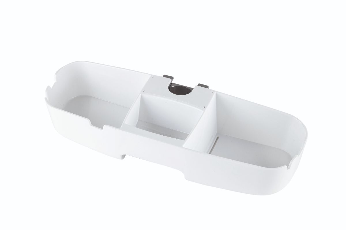 BLUE CANYON WHITE SHOWER RAIL SHELF. BA6680 \\\KD30441
