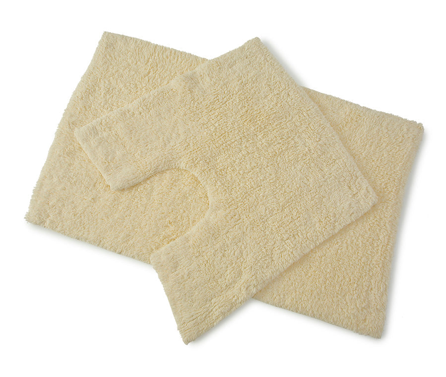 BLUE CANYON PREMIER 2 PIECE COTTON BATH SET - CREAM. 105/CR \\\KD30459